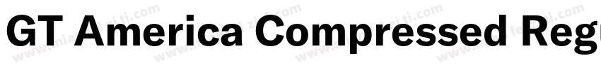 GT America Compressed Regular字体转换